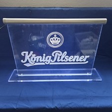 Leuchtreklame Neonschild Bier Werbung Thekenschild König Pilsener Brauerei