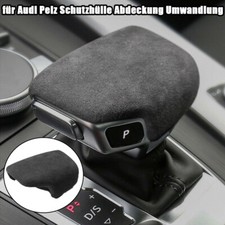 Für Audi A4 S4 A5 Q5 S5 RS5 B9 Alcantara Wild-Leder Optik Schaltknauf Abdeckung