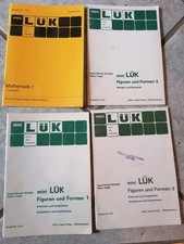 4 Mini LÜK Hefte - Mathematik 1 /Figuren und Formen 1,2 + 3