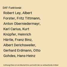 DAF-Funktionär: Robert Ley