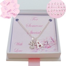 Engel Halskette Mit Buchstabe, Initialen, Geschenk für Mutter, Tochter, Someone