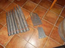 Orgelpfeifen Zink Set von einer alten Orgel - 24 Stk