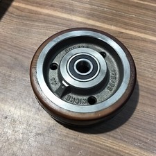 Transport Rollen, Wicke Lastrad 200 x 60 x 25 mm Bohrung (E-152)