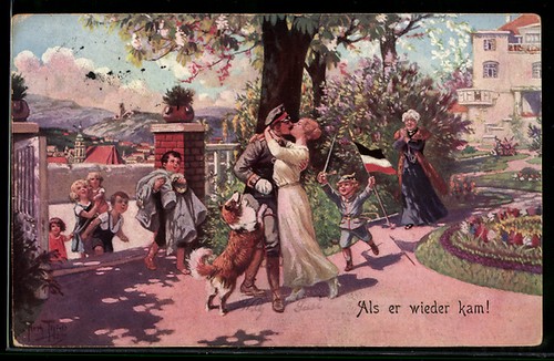 Künstler arthur thiele - künstler-ak,