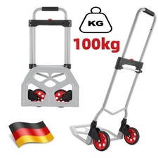 Alu Sackkarre klappbar 100/120kg Transportkarre Stapelkarre Handwagen Umzug Neu