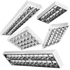 *NEU* SET LED Rasterleuchten mit/ohne LED 60cm / 120cm / 150cm T8 G13 Bürolampe 