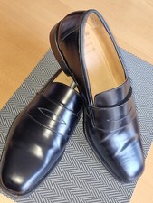 Handmacher Kuhn  Herrenschuhe  Business Schwarz  Gr.45  UK 10,5 G Leder