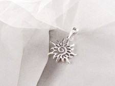 Anhänger 925 Sterling Silber Sonne Spirale NEU