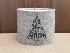 #918 Banderole »A Tänschen please« Toilettenpapier Klopapier Klorollen Filz