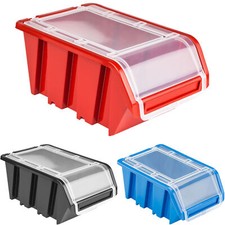 Stapelboxen rot schwarz - stapelboxen,