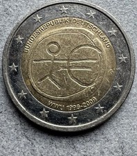 2 Euro Münze Strichmännchen