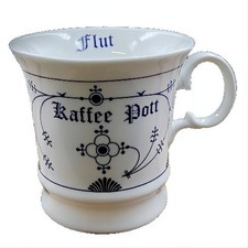 Kaffeepott  Porzellan Kaffeebecher Kaffeetasse Teetasse Indisch Blau