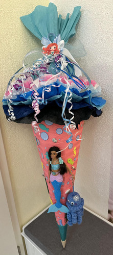 Schultüte meerjungfrau - schultüte,