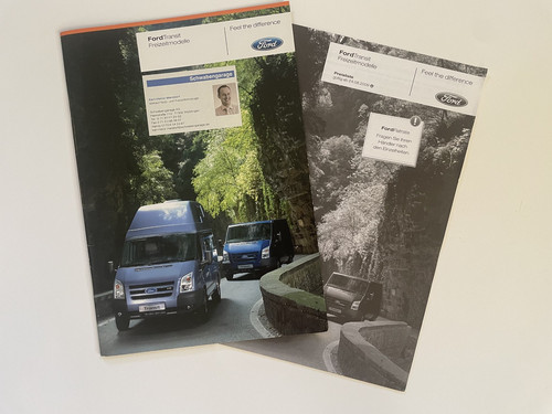 Original prospekt ford transit - prospekt,