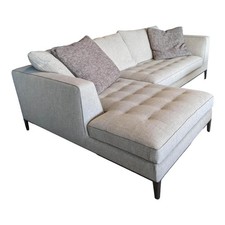 Maxalto Ecksofa Lucrezia Soft Stoff Solaris 300 Tortora Beige mit 5 Kissen