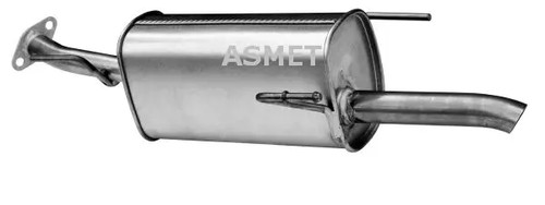 Endschalldämpfer 162 asmet - 05.162,