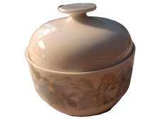 Rosenthal studio-linie Unterteller Porzellan Blumenmuster Beige 19 cm