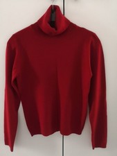 Damen Feinstrick Rollkragenpullover ,Gr. M, dunkelrot , neuwertig, von  ZARA