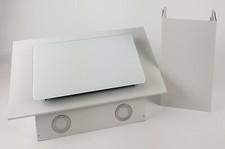 Dunstabzugshaube Schräghaube LED Wandhaube Kopffreihaube respekta CH33060WB, B-W