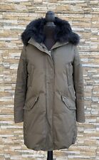 Woolrich Daunenparka, Lammfell, Grün, S