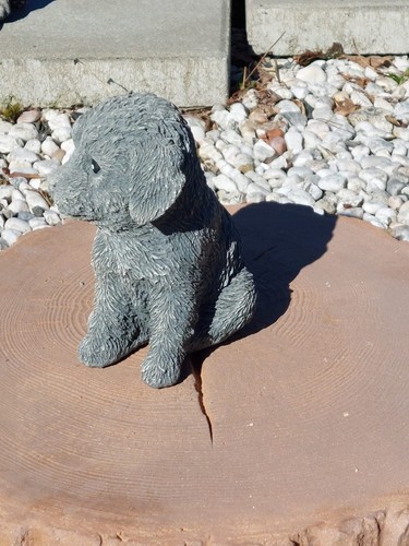 Gartenfiguren deko hund art - gartenfiguren,