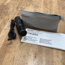 Sony ECM-909A tragbares Stereo kondensator Mikrofon Walkman Tasche