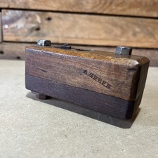 Vintage Holz Schraubenkasten Gewindeschneider 