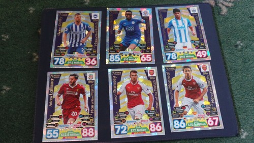 Topps match attax 2017 - match, 2017/2018