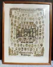 Bild Ehrentafel d. Gem. Vehlage/Wf. f.d. Gefallenen u. Teiln. d. WK 1914/18