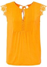 Shirt mit Häkeleinsätzen Gr