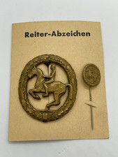 Reiter-Abzeichen mit Brosche