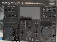 Denon DJ PRIME GO - Tragbares DJ Set, Smart DJ-Konsole mit 2 Decks