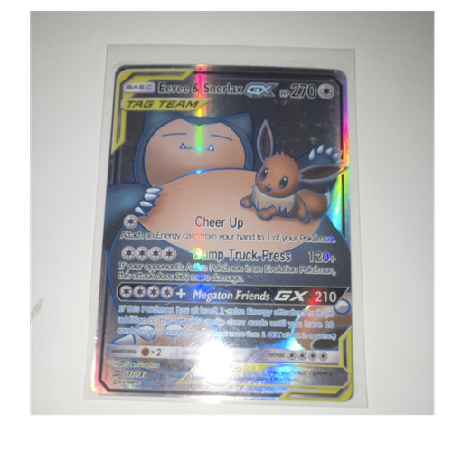 Pokémon eevee snorlax gx - eevee,