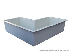 GFK Winkel Becken rechteckig