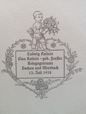 Original Holzschnitt von