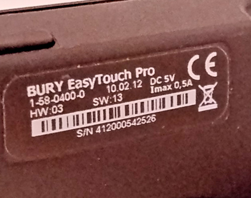 Bury easytouch pro bluetooth - easytouch,