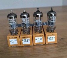 Matched quad ECC88 SIEMENS GA