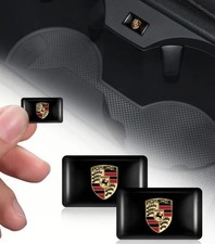 NEU passend für Porsche *5 Badges Aufkleber Spiegel Fenster Innen Außen