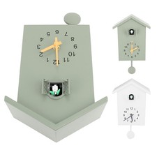 Vogelhaus pendel wanduhr - vogelhaus,