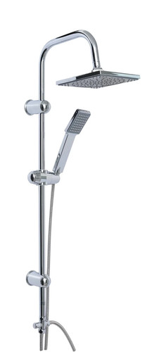 Duschsäule chrom grau - duschsäule, chrom/grau