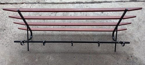 Garderobe ablage haken teak - ablage, &