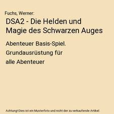 DSA2 - Die Helden und Magie