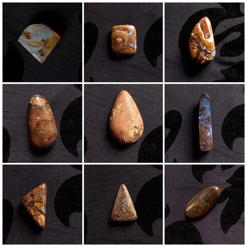 Set boulder opal - set, australien