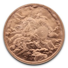 1 Unze (AVDP) .999 feinstes Kupfer mit dem Motiv "Odins Steed Sleipnir"