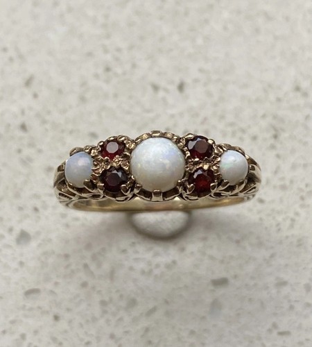 Ring gold opal - 9, &