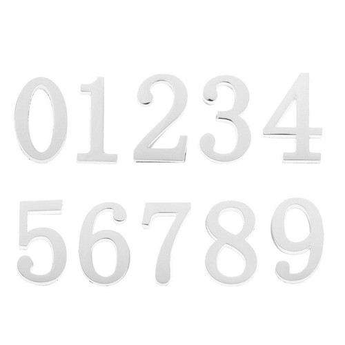 Türnummernschild aus metall - türnummernschild,