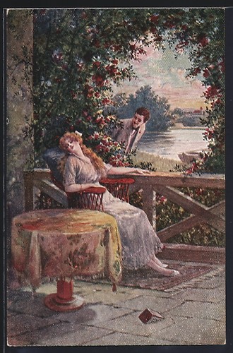 Künstler arthur thiele - künstler-ak,