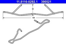 2x ATE Feder, Bremssattel