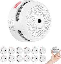 12er  X-Sense XS01 Rauchmelder 10 Jahre Batterie Feuermelder  Rauchwarnmelder