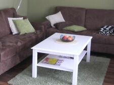 Couchtisch Landhaus, Kiefer massiv, weiß 70x110cm